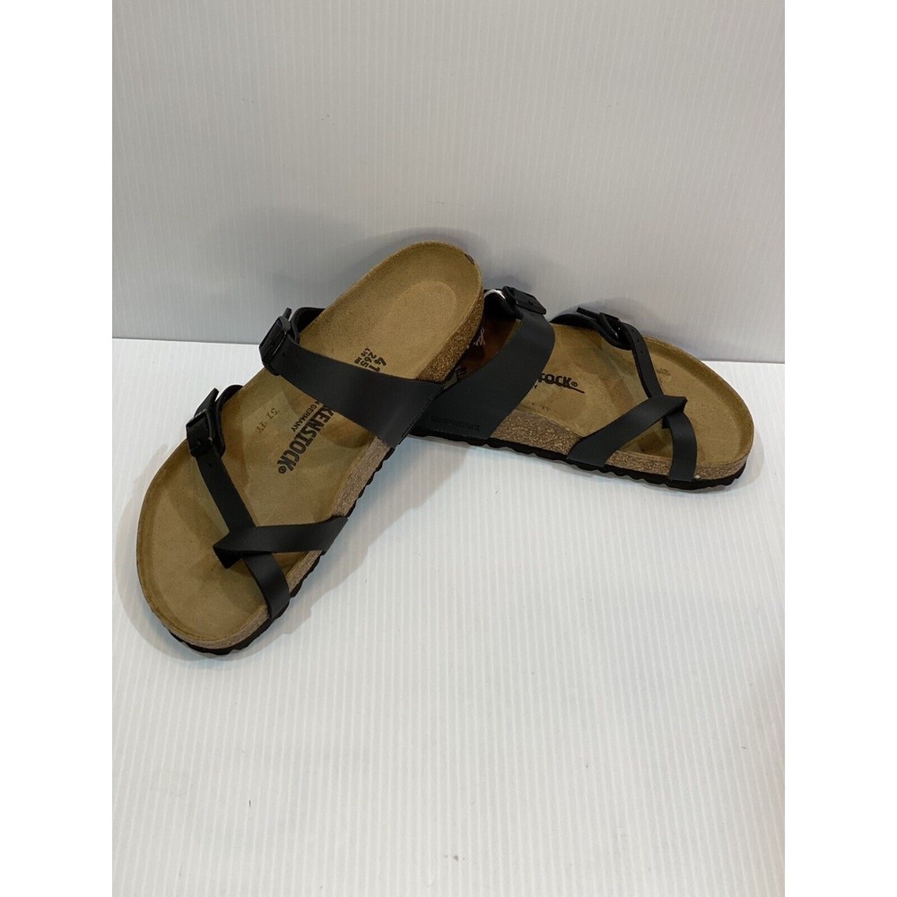 Birkenstock Original Mayari Birko Flor Regular width, Black Patent 41(26.5cm)